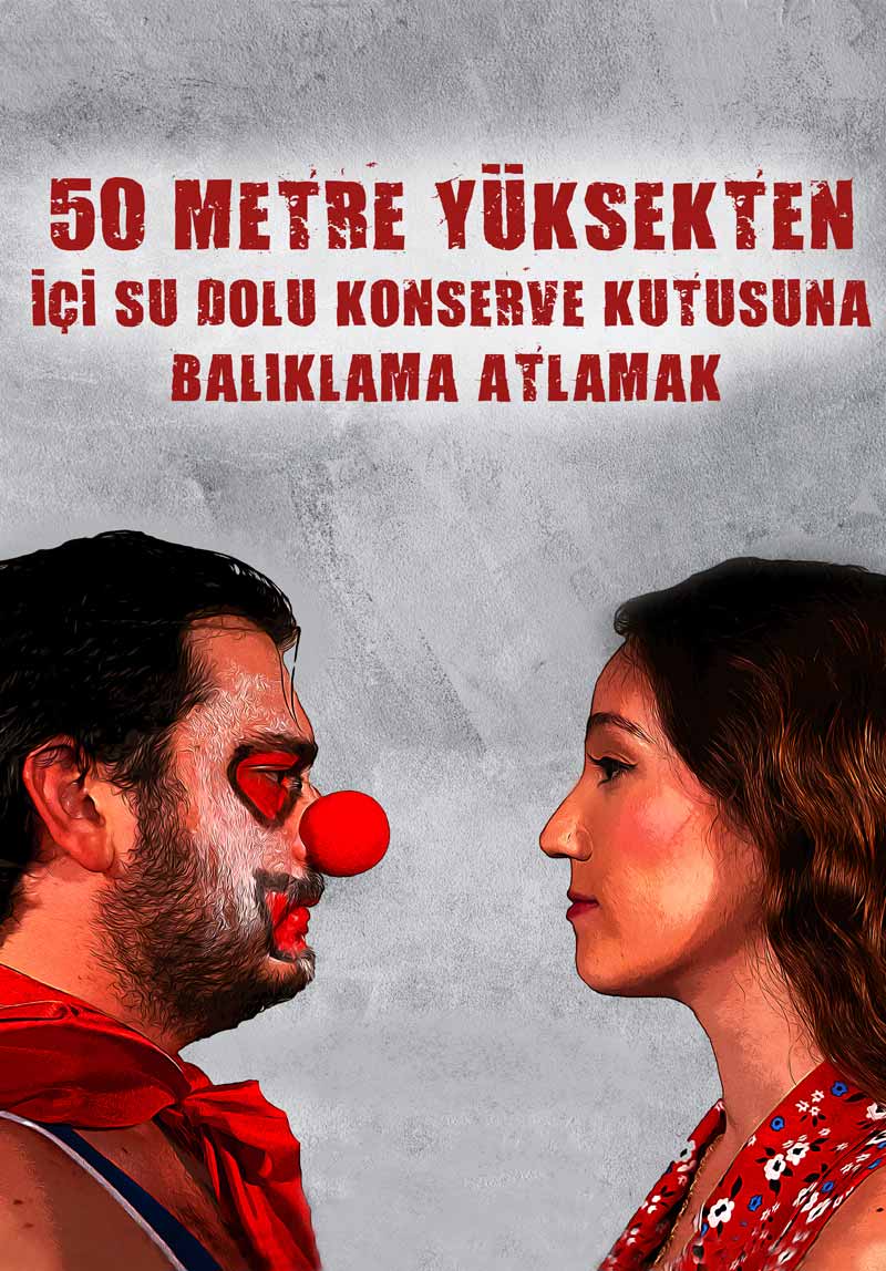 50 Metre Yüksekten İçi Su Dolu Konserve Kutusuna Balıklama Atlamak Poster
