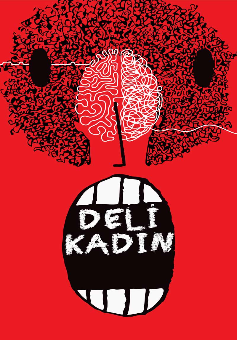 Deli Kadın Poster