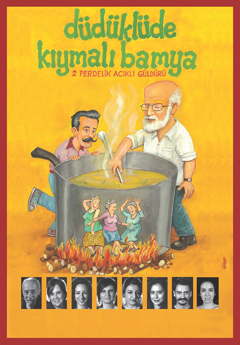 Düdüklüde Kıymalı Bamya Poster