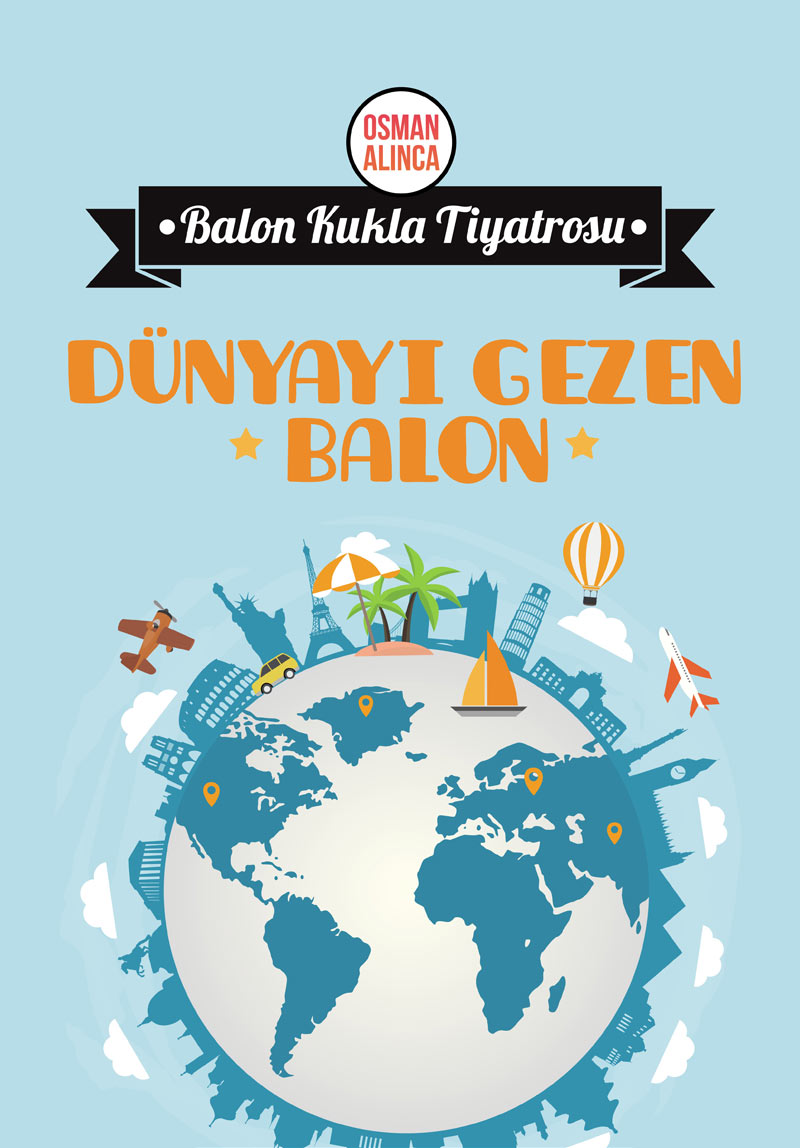 Dünyayı Gezen Balon Poster
