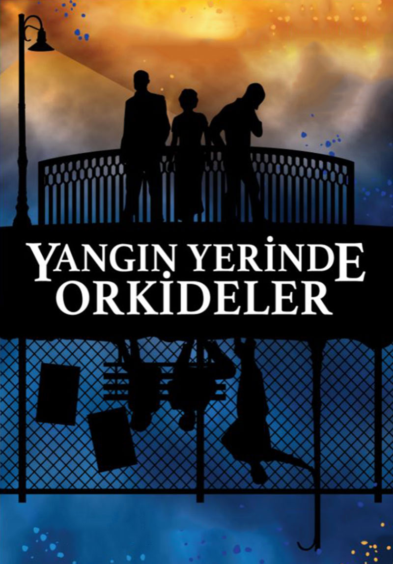 Yangın Yerinde Orkideler Poster